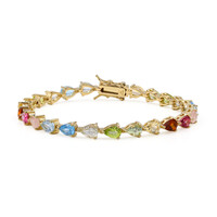 Swiss Blue Topaz Silver Bracelet