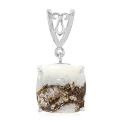 Magnesite Silver Pendant