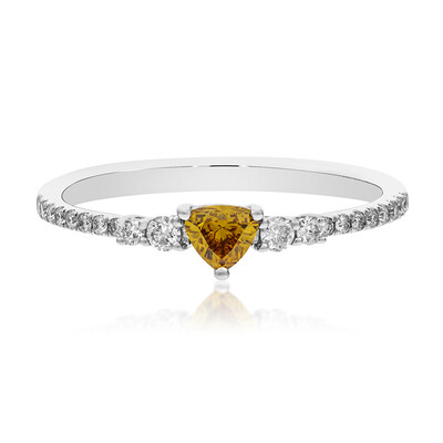 18K SI2 Orange Diamond Gold Ring (CIRARI)