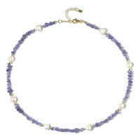 Tanzanite Silver Necklace (Riya)