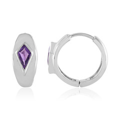 Siberian Amethyst Silver Earrings (de Melo)