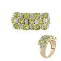 Peridot Silver Ring