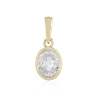 9K Zircon Gold Pendant