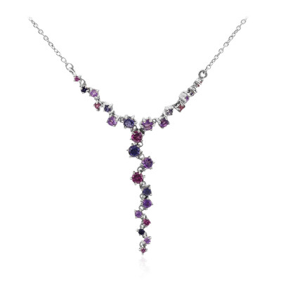Amethyst Silver Necklace