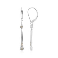 PK Brown Diamond Platinum Earrings (KM by Juwelo)