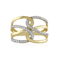 9K Flawless (F) Diamond Gold Ring (LUCENT DIAMONDS)