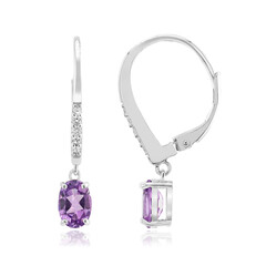 Amethyst Silver Earrings