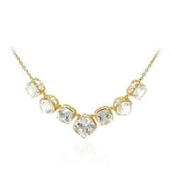 White Topaz Silver Necklace