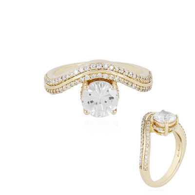 14K Zircon Gold Ring (de Melo)