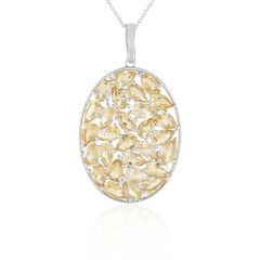 Citrine Silver Necklace