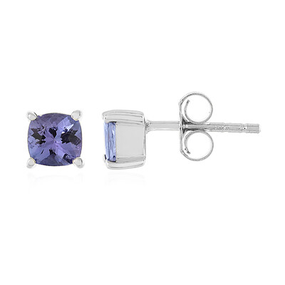 Tanzanite Silver Earrings