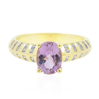 9K AAA Brazilian Kunzite Gold Ring (de Melo)