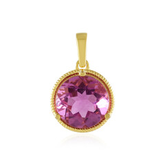 Pink Flouorite Silver Pendant