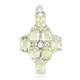 Cuprian Tourmaline Silver Pendant