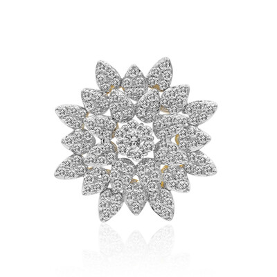 18K IF (D) Diamond Gold Pendant (Annette)