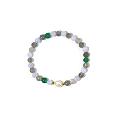 White Freshwater Pearl Bracelet (Riya)