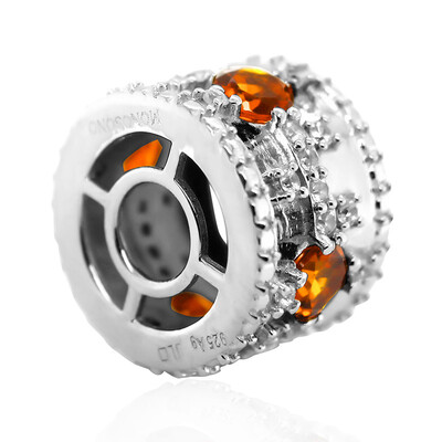 Madeira Citrine Silver Pendant (MONOSONO COLLECTION)