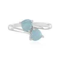 Aquamarine Silver Ring