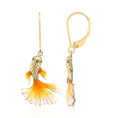 Smoky Quartz Silver Earrings (TPC)