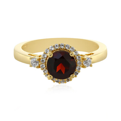 Mozambique Garnet Silver Ring