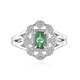 Benedito Green Tourmaline Silver Ring