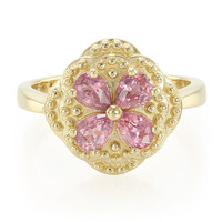18K Unheated Padparadscha Sapphire Gold Ring (AMAYANI)