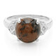 Mahogany Obsidian Silver Ring