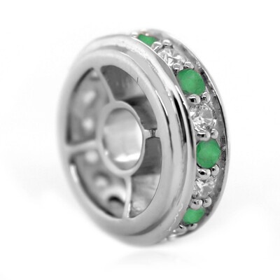 Socoto Emerald Silver Pendant (MONOSONO COLLECTION)