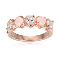 Rose Quartz Silver Ring