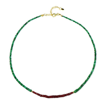 Brazilian Emerald Silver Necklace