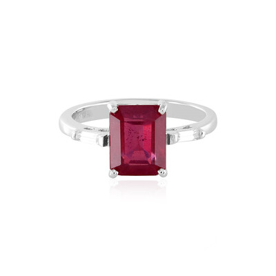Bemainty Ruby Silver Ring