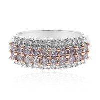 18K SI Pink Diamond Gold Ring (CIRARI)
