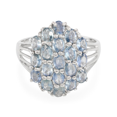 Tanzanian Sapphire Silver Ring