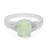 Chrysoprase Silver Ring
