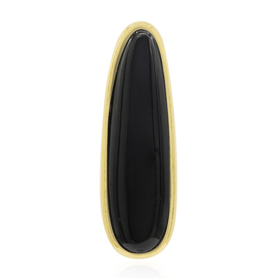 Black Onyx Silver Pendant (MONOSONO COLLECTION)