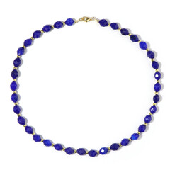 Royal Blue Quartz Silver Necklace