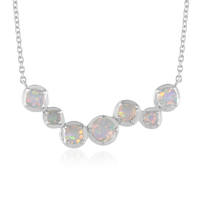 Welo Opal Silver Necklace