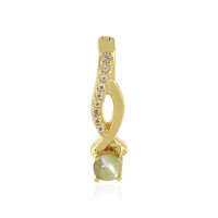 Cat´s Eye Chrysoberyl Silver Pendant