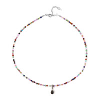 Mezezo Opal Silver Necklace