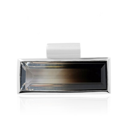 Bi Colour Quartz Silver Pendant (MONOSONO COLLECTION)