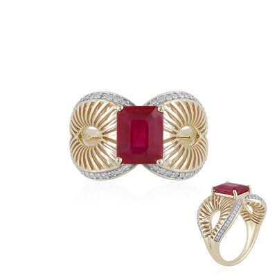 9K Madagascar Ruby Gold Ring (Ornaments by de Melo)