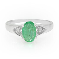 Bahia Emerald Silver Ring