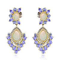 Welo Opal Silver Earrings (Dallas Prince Designs)