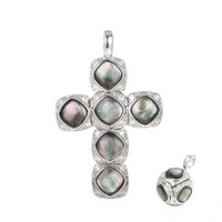 Mother of Pearl Silver Pendant