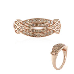 9K I2 Champagne Diamond Gold Ring (KM by Juwelo)