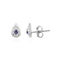 Iolite Silver Earrings