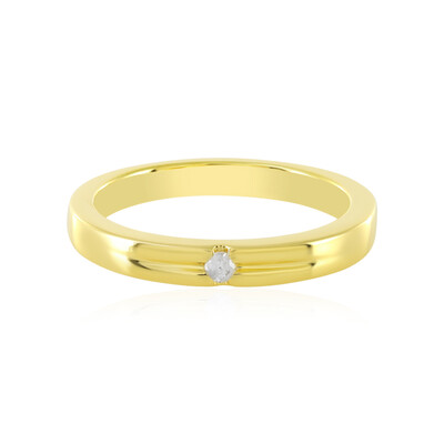 PK (J) Diamond Silver Ring