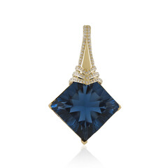 14K Colour Change Fluorite Gold Pendant (de Melo)