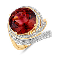 14K Pink Tourmaline Gold Ring (SUHANA)