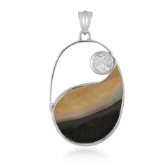 Mother of Pearl Silver Pendant (Bali Barong)